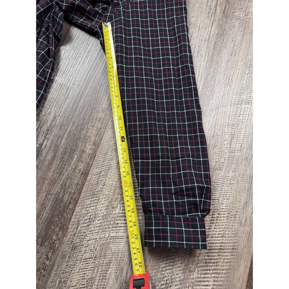 Polo Ralph Lauren Shirt Mens XL Black Red Plaid Button Up Flannel Flap Pockets - Picture 6 of 9
